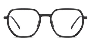 Black Geometric Full Rim Unisex Eyeglasses by Lenskart Air-201282