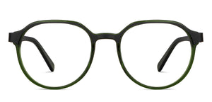 Green Round Full Rim Unisex Eyeglasses by Vincent Chase Computer Glasses-204964