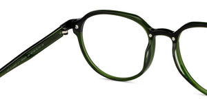 Green Round Full Rim Unisex Eyeglasses by Vincent Chase Computer Glasses-204964
