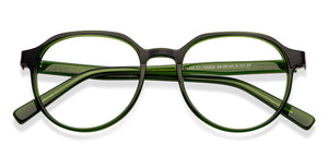 Green Round Full Rim Unisex Eyeglasses by Vincent Chase Computer Glasses-204964