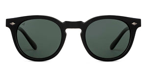 Black Round Full Rim Unisex Sunglasses by Vincent Chase Polarized-151888