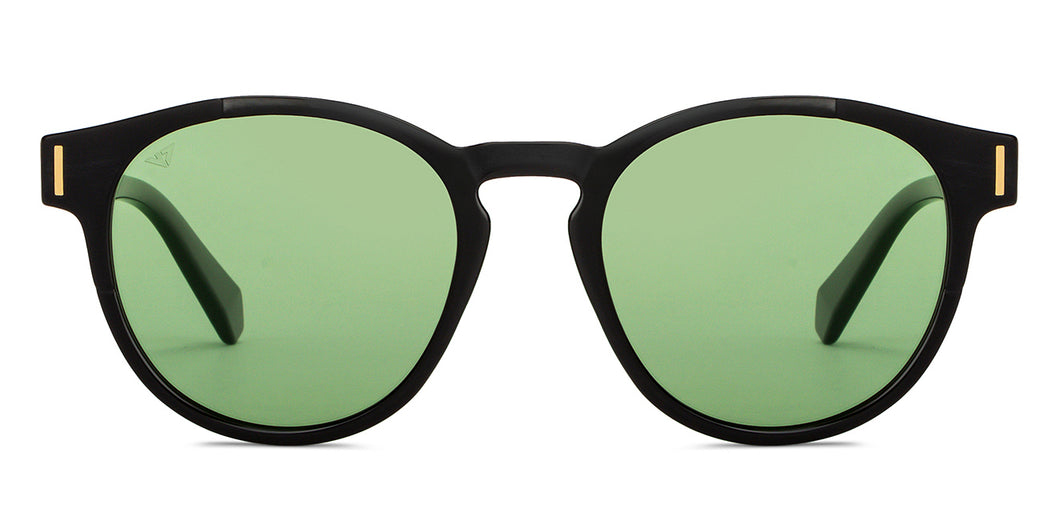 Black Round Full Rim Unisex Sunglasses by Vincent Chase Polarized-152347