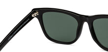 Load image into Gallery viewer, Black Wayfarer Full Rim Unisex Sunglasses by John Jacobs-152259