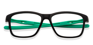 Black Wayfarer Full Rim Unisex Eyeglasses by Lenskart Air-201044