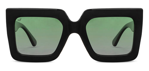 Black Square Full Rim Unisex Sunglasses by Vincent Chase Polarized-151553