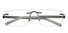 Load image into Gallery viewer, Black Rectangle Rimless Unisex Eyeglasses by Lenskart Air-200742