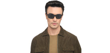 Load image into Gallery viewer, Black Square Rimless Unisex Sunglasses by John Jacobs-207025
