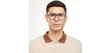 Load image into Gallery viewer, Black Aviator Full Rim Unisex Eyeglasses by Lenskart Air-201285