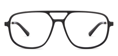 Black Aviator Full Rim Unisex Eyeglasses by Lenskart Air-201285