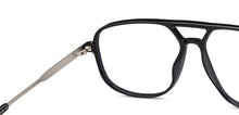 Load image into Gallery viewer, Black Aviator Full Rim Unisex Eyeglasses by Lenskart Air-201285