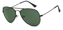 Load image into Gallery viewer, Black Aviator Full Rim Unisex Sunglasses by Vincent Chase Polarized-206463