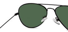 Load image into Gallery viewer, Black Aviator Full Rim Unisex Sunglasses by Vincent Chase Polarized-206463