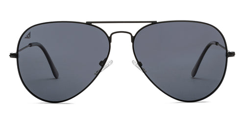 Black Aviator Full Rim Unisex Sunglasses by Vincent Chase Polarized-210407