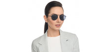 Load image into Gallery viewer, Black Aviator Full Rim Unisex Sunglasses by Vincent Chase Polarized-208624