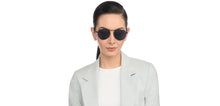 Load image into Gallery viewer, Black Aviator Full Rim Unisex Sunglasses by Vincent Chase Polarized-208624