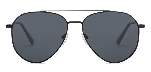 Black Aviator Full Rim Unisex Sunglasses by Vincent Chase Polarized-208911