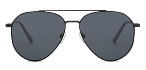 Black Aviator Full Rim Unisex Sunglasses by Vincent Chase Polarized-208911