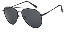 Load image into Gallery viewer, Black Aviator Full Rim Unisex Sunglasses by Vincent Chase Polarized-208911