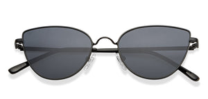Black Cat Eye Full Rim Unisex Sunglasses by Vincent Chase Polarized-208630