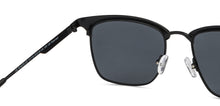 Load image into Gallery viewer, Black Clubmaster Full Rim Unisex Sunglasses by Vincent Chase Polarized-151118
