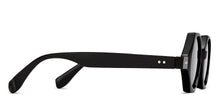 Load image into Gallery viewer, Black Geometric Full Rim Unisex Sunglasses by OJOS-209251