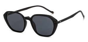 Black Geometric Full Rim Unisex Eyeglasses by Lenskart Air-206136