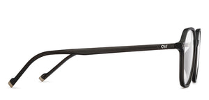 Black Geometric Full Rim Unisex Eyeglasses by Lenskart Air-206136