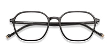 Load image into Gallery viewer, Black Geometric Full Rim Unisex Eyeglasses by Lenskart Air-206136