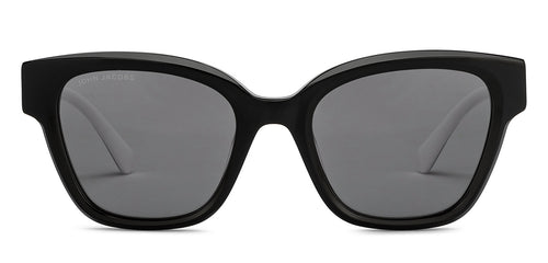 Black Square Full Rim Unisex Sunglasses by John Jacobs-208169