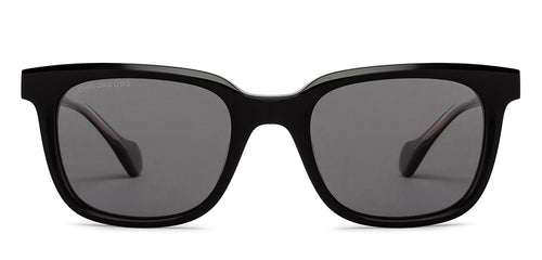 Black Square Full Rim Unisex Sunglasses by John Jacobs-208161