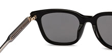 Load image into Gallery viewer, Black Square Full Rim Unisex Sunglasses by John Jacobs-208161