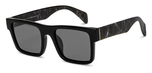 Black Square Full Rim Unisex Sunglasses by Vincent Chase Polarized-206892