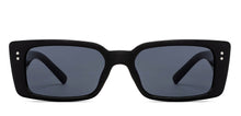 Load image into Gallery viewer, Black Rectangle Full Rim Unisex Sunglasses by OJOS-209264