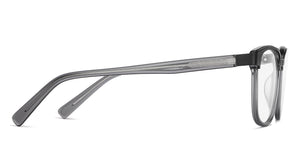 Grey Rectangle Full Rim Unisex Eyeglasses by Vincent Chase-150826