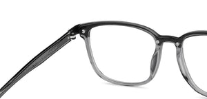 Grey Rectangle Full Rim Unisex Eyeglasses by Vincent Chase Computer Glasses-204967