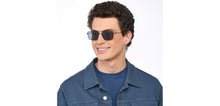 Load image into Gallery viewer, Black Rectangle Full Rim Unisex Sunglasses by Vincent Chase Polarized-207747
