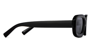 Black Rectangle Full Rim Unisex Sunglasses by Vincent Chase Polarized-151899