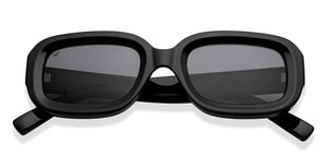 Black Rectangle Full Rim Unisex Sunglasses by Vincent Chase Polarized-151899