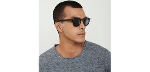 Black Round Full Rim Unisex Sunglasses by Vincent Chase Polarized-151885