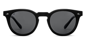 Black Round Full Rim Unisex Sunglasses by Vincent Chase Polarized-151885