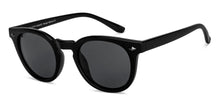 Load image into Gallery viewer, Black Round Full Rim Unisex Sunglasses by Vincent Chase Polarized-151885