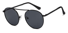 Load image into Gallery viewer, Black Round Full Rim Unisex Sunglasses by Vincent Chase Polarized-208631