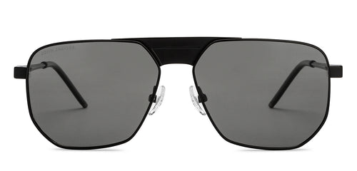 Black Square Full Rim Unisex Sunglasses by John Jacobs-207053
