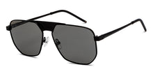Load image into Gallery viewer, Black Square Full Rim Unisex Sunglasses by John Jacobs-207053