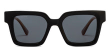 Load image into Gallery viewer, Black Square Full Rim Unisex Sunglasses by John Jacobs-208156