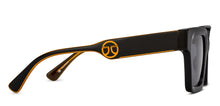 Load image into Gallery viewer, Black Square Full Rim Unisex Sunglasses by John Jacobs-208156