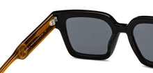 Load image into Gallery viewer, Black Square Full Rim Unisex Sunglasses by John Jacobs-208156