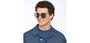 Black Square Full Rim Unisex Sunglasses by Vincent Chase Polarized-207751