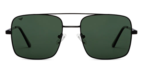 Black Square Full Rim Unisex Sunglasses by Vincent Chase Polarized-200402