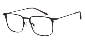 Black Square Full Rim Unisex Eyeglasses by Vincent Chase-150510